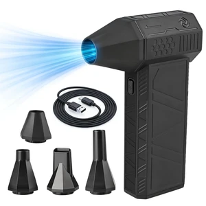 X3Max Compressed Air Duster 2026 Upgraded - 180000 RPM Brushless Electric Blower, 3-Speed Turbo, 4 Nozzles, Rechargeable Cordless Duster for Keyboard PC,Snow Leaves, Canned Air Alternative X3Max Compressed Air Duster 2026 Upgraded - 180000 RPM Brushless Electric Blower, 3-Speed Turbo, 4 Nozzles, Rechargeable Cordless Duster for Keyboard PC,Snow Leaves, Canned Air Alternative