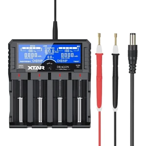 XTAR Dragon VP4L Plus Professional 18650 Capacity Tester Universal 18650 Charger for Rechargeable Batteries Li-ion 21700 26650 14500 16340 Ni-MH AA AAA D with USB Output and Battery Repair Function XTAR Dragon VP4L Plus Professional 18650 Capacity Tester Universal 18650 Charger for Rechargeable Batteries Li-ion 21700 26650 14500 16340 Ni-MH AA AAA D with USB Output and Battery Repair Function