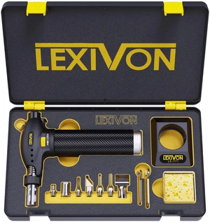 LEXIVON Butane Torch Multi-Function Kit | Premium Self-Igniting Soldering Station with Adjustable Flame | Pro Grade 125-Watt Equivalent (LX-771) LEXIVON Butane Torch Multi-Function Kit | Premium Self-Igniting Soldering Station with Adjustable Flame | Pro Grade 125-Watt Equivalent (LX-771)