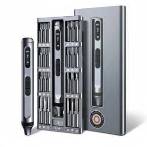The Almighty Tools Precision Electric Screwdriver Kit 52-in-1 | Cordless Mini Power Driver for Electronics, PC & Laptop Repair | Compact Rechargeable Automatic Tool Set with Magnetic Bits The Almighty Tools Precision Electric Screwdriver Kit 52-in-1 | Cordless Mini Power Driver for Electronics, PC & Laptop Repair | Compact Rechargeable Automatic Tool Set with Magnetic Bits