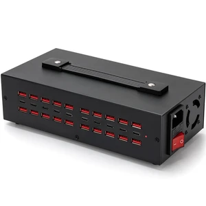 250W USB~c Charging Station, 30 Port (20 USB A & 10 USB~C Port) USB Charger Block, Fast Charging Station for Multiple Devices, Desktop Charger Compatible for iPhone, iPad, Tablets 250W USB~c Charging Station, 30 Port (20 USB A & 10 USB~C Port) USB Charger Block, Fast Charging Station for Multiple Devices, Desktop Charger Compatible for iPhone, iPad, Tablets
