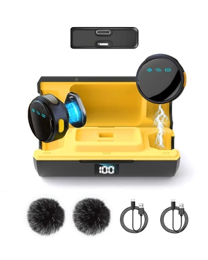 Caiord Wireless Lavalier Microphone for iPhone Android, Content Creator | Mini Mic for iPhone 17/16/15 & Android/, Plug-and-Play, 100FT Transmission Video Recording Vlog Podcast YouTube TikTok Caiord Wireless Lavalier Microphone for iPhone Android, Content Creator | Mini Mic for iPhone 17/16/15 & Android/, Plug-and-Play, 100FT Transmission Video Recording Vlog Podcast YouTube TikTok