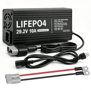HERISKEER 24V 10A Lithium Battery Charger 29.2V LiFePO4 Battery Smart Charger with Anderson Connector LED Indicator Special for Lithium 24V LiFePO4 Deep Cycle Rechargeable 30AH-150AH Batteries Charger HERISKEER 24V 10A Lithium Battery Charger 29.2V LiFePO4 Battery Smart Charger with Anderson Connector LED Indicator Special for Lithium 24V LiFePO4 Deep Cycle Rechargeable 30AH-150AH Batteries Charger