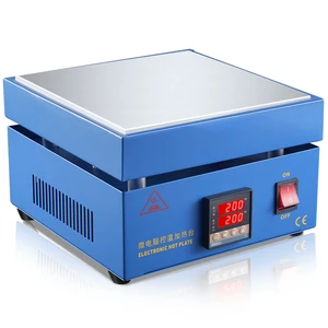 850W Soldering Hot Plate 200x200mm LED Electric Preheat Rework Station | Soiiw 110V LED Microcomputer Electric Welder Hot Plate Rework Heater for PCB Rework Phone Screen Repair Welding Lab Heating 850W Soldering Hot Plate 200x200mm LED Electric Preheat Rework Station | Soiiw 110V LED Microcomputer Electric Welder Hot Plate Rework Heater for PCB Rework Phone Screen Repair Welding Lab Heating