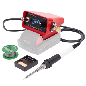 Cordless Soldering Iron Station for Milwaukee M18 18V Battery(Tool Only) | Fast Heating,Precise Heat Control(392°F-896),OLED Display,Auto Sleep,/ Conversion,Portable Soldering Iron for DIY/Repair Cordless Soldering Iron Station for Milwaukee M18 18V Battery(Tool Only) | Fast Heating,Precise Heat Control(392°F-896),OLED Display,Auto Sleep,/ Conversion,Portable Soldering Iron for DIY/Repair
