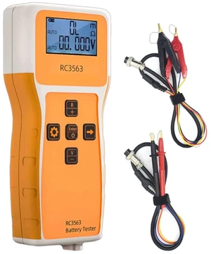 Battery Tester, Battery Internal Resistance Voltage Tester, 200 100V Portable Car Battery Tester for High Accuracy True 4-Wire AC Sine Lithium Lead-Acid Battery Voltage Detector (RC3563) Battery Tester, Battery Internal Resistance Voltage Tester, 200 100V Portable Car Battery Tester for High Accuracy True 4-Wire AC Sine Lithium Lead-Acid Battery Voltage Detector (RC3563)