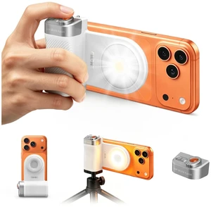 yAyusi Phone Selfie Grip with Light+Flash, Magnetic Phone Camera Grip with Detachable Shutter Remote, Adjustable LED Magnetic Selfie Light for Selfies/Photography/TikTok/Creators/Video yAyusi Phone Selfie Grip with Light+Flash, Magnetic Phone Camera Grip with Detachable Shutter Remote, Adjustable LED Magnetic Selfie Light for Selfies/Photography/TikTok/Creators/Video