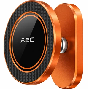 A2C Orange Alloy Magnetic Golf Cart Phone Holder Mount, Golf Accessories | Golf Gifts for Men Dad Father Husband Women Golfers, Golf Accessories Essentials Gadgets Gear Stuff Fits EZGO Club Car Yamaha