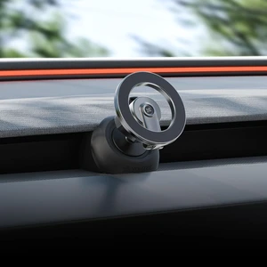 YONZEE Magnetic Phone Mount Compatible with 2025-2026 Model Y Juniper and 2024-2026 Tesla Model 3 Highland, Dashboard Ball Joint Base, Strong Magnetic Holder Ring, 360° Rotation