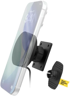 Scosche MagicMount Elite Qi2 Wireless MagSafe Car Mount Charger, 25W Magnetic Cell Phone Holder for Car with AMPS Mounting Plate and 3M Adhesive Dashboard Adapter Compatible with iPhone, Samsung Scosche MagicMount Elite Qi2 Wireless MagSafe Car Mount Charger, 25W Magnetic Cell Phone Holder for Car with AMPS Mounting Plate and 3M Adhesive Dashboard Adapter Compatible with iPhone, Samsung