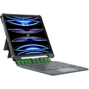 iPad Pro 12.9 Case with Keyboard: for (6th-3rd), iPad Air 13 Inch M4/M3/M2 | Full Protection Wireless Keyboard, Backlit Keys, Pencil Holder, Magnetic Detachable iPad Pro 12.9 Keyboard 6th 5th 4th 3rd