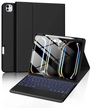Harvopu for iPad Pro 13 Inch Case with Keyboard (M5/M4) 2025/2024, Black | Magnetic Wireless Detachable Keyboard with Multi-Touch Trackpad 7 Colors Backlit Stain Proof Folio Cover for iPad Pro 13 Inch Harvopu for iPad Pro 13 Inch Case with Keyboard (M5/M4) 2025/2024, Black | Magnetic Wireless Detachable Keyboard with Multi-Touch Trackpad 7 Colors Backlit Stain Proof Folio Cover for iPad Pro 13 Inch
