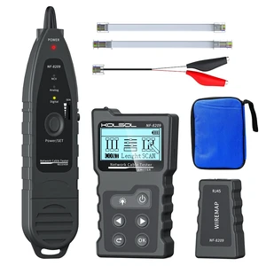 KOLSOL Network Cable Tester, Ethernet Wire Tracer and PoE Tester | 200 m TDR Length and Fault Location, CAT5/CAT6 Wire Map, Hub Blink, Adjustable Sensitivity, NCV and Work Light KOLSOL Network Cable Tester, Ethernet Wire Tracer and PoE Tester | 200 m TDR Length and Fault Location, CAT5/CAT6 Wire Map, Hub Blink, Adjustable Sensitivity, NCV and Work Light