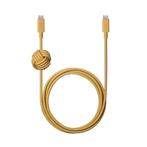 Native Union Anchor Cable 240W 10ft Reinforced Braided USB-C to USB-C Power Delivery 3.1 Charging Cable with Weighted Knot for iPhone Duo, 18 Pro & Pro Max, MacBook Pro/Air M5 / Neo Native Union Anchor Cable 240W 10ft Reinforced Braided USB-C to USB-C Power Delivery 3.1 Charging Cable with Weighted Knot for iPhone Duo, 18 Pro & Pro Max, MacBook Pro/Air M5 / Neo