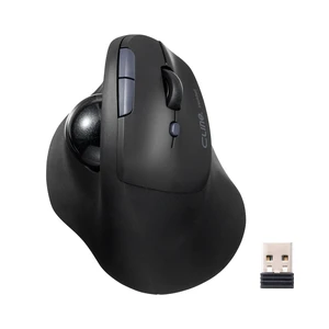 SANWA Vertical Trackball Mouse, 2.4G & Bluetooth, Ergonomic Right-Hand | For Medium Hands, Silent Click, Programmable with Software, Type-C Rechargeable, Precise Thumb Control, Compatible Win/ Mac SANWA Vertical Trackball Mouse, 2.4G & Bluetooth, Ergonomic Right-Hand | For Medium Hands, Silent Click, Programmable with Software, Type-C Rechargeable, Precise Thumb Control, Compatible Win/ Mac