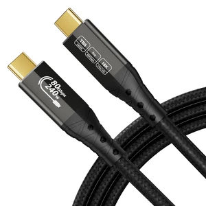 ZIKNYDO 8K for Thunderbolt 5 Cable 10FT/3m, 80Gbps Data Transfer, USB C 120Gbps Bandwidth for 16K/Dual 8K Displays, PD3.1 240W Charging, for Thunderbolt 4, MacBook M4, eGPU, Mac mini M4 Pro, Monitor ZIKNYDO 8K for Thunderbolt 5 Cable 10FT/3m, 80Gbps Data Transfer, USB C 120Gbps Bandwidth for 16K/Dual 8K Displays, PD3.1 240W Charging, for Thunderbolt 4, MacBook M4, eGPU, Mac mini M4 Pro, Monitor