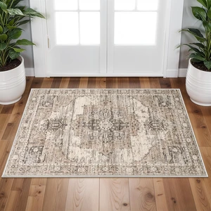 Stain Resistant Washable Carpet for Living Room Bedroom Kitchen Bathroom Floor Decor, Vintage Tribal Boho Area Rug with Non Slip Backing Stain Resistant Washable Carpet for Living Room Bedroom Kitchen Bathroom Floor Decor, Vintage Tribal Boho Area Rug with Non Slip Backing