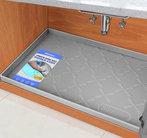 Waterproof Under Sink Mat Silicone Kitchen Liner Pad Waterproof Under Sink Mat Silicone Kitchen Liner Pad