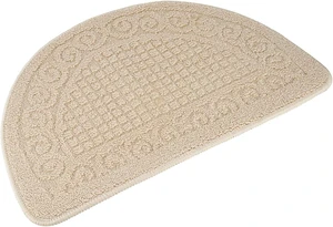 Semi-Circular Anti-Slip Bathroom & Kitchen Floor Mat Rug Semi-Circular Anti-Slip Bathroom & Kitchen Floor Mat Rug