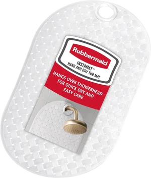 Suitable for Inside Tub or Shower, Easy to Clean, BPA-Free, Hangs on Showerhead for Quick Dry, INSTAMAT Non-Slip Bath Tub Shower Mat with Suction Cups Suitable for Inside Tub or Shower, Easy to Clean, BPA-Free, Hangs on Showerhead for Quick Dry, INSTAMAT Non-Slip Bath Tub Shower Mat with Suction Cups