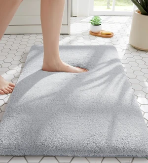 Ultra Soft Plush Fluffy Non-Slip Quick Dry Absorbent Washable Microfiber Floor Mat for Tub, Bathroom Rug - Thick Memory Foam Bath Mat Ultra Soft Plush Fluffy Non-Slip Quick Dry Absorbent Washable Microfiber Floor Mat for Tub, Bathroom Rug - Thick Memory Foam Bath Mat