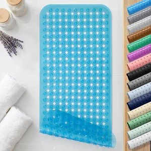 Machine Washable Fast Drying Bath Tub Safety Rug for Shower, Non-Slip Bathtub Mat with Strong Suction Cups and Drain Holes Machine Washable Fast Drying Bath Tub Safety Rug for Shower, Non-Slip Bathtub Mat with Strong Suction Cups and Drain Holes