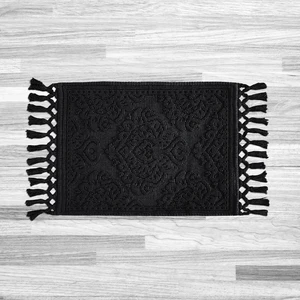 Premium Bathroom Decor, 100% Cotton, Woven Fringe Bathroom Rugs, Jean Pierre - Ricardo Bath Mat Premium Bathroom Decor, 100% Cotton, Woven Fringe Bathroom Rugs, Jean Pierre - Ricardo Bath Mat