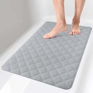 Machine Washable Soft Shower Floor Mat, Non-Slip Natural Rubber Bath Tub Liner with Strong Suction Cups Machine Washable Soft Shower Floor Mat, Non-Slip Natural Rubber Bath Tub Liner with Strong Suction Cups