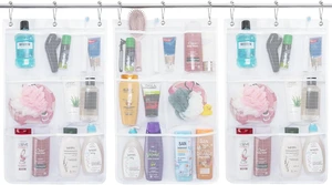 Hanging Mesh Bathroom Organizer with Multiple Pockets Hanging Mesh Bathroom Organizer with Multiple Pockets