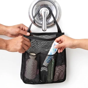 Large Hanging Mesh Shower Caddy Beach Toiletry Organizer for Gym Dorm Travel Camping Bathroom Essentials Large Hanging Mesh Shower Caddy Beach Toiletry Organizer for Gym Dorm Travel Camping Bathroom Essentials