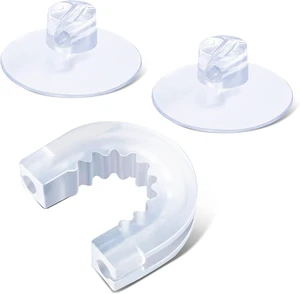 U-Shaped Bathroom Shower Caddy Connector Sucker Link U-Shaped Bathroom Shower Caddy Connector Sucker Link
