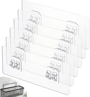 6 Pack Shower Caddy Replacement Adhesive Strips for Bathroom Organization 6 Pack Shower Caddy Replacement Adhesive Strips for Bathroom Organization