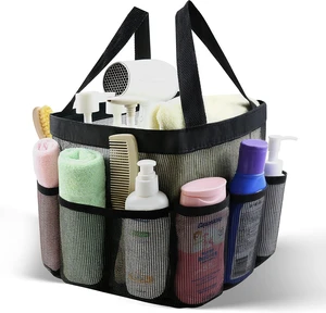 Beach & Camping Essentials, Gym, Large Capacity Tote Bag for Dorm, Portable Mesh Shower Caddy with 8 Pockets Beach & Camping Essentials, Gym, Large Capacity Tote Bag for Dorm, Portable Mesh Shower Caddy with 8 Pockets