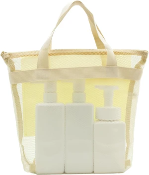 Toiletry Essentials for Travel Camping Dorm Gym, Portable Quick-Dry Bath Organizer Bag with Zipper, Mesh Hanging Shower Caddy Toiletry Essentials for Travel Camping Dorm Gym, Portable Quick-Dry Bath Organizer Bag with Zipper, Mesh Hanging Shower Caddy