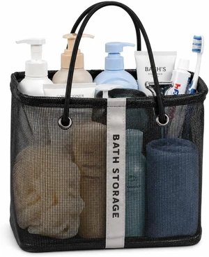 Dorm & Travel, Portable Mesh Toiletry Bag for Gym Dorm & Travel, Portable Mesh Toiletry Bag for Gym