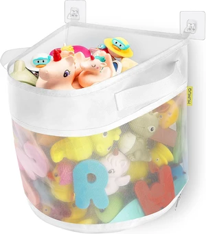 Wall-Mounted Shower Caddy for Bath Toy Storage Wall-Mounted Shower Caddy for Bath Toy Storage