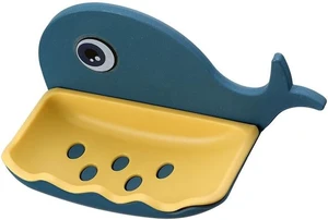No-Drill Installation, 1pc Cartoon Soap Box for Bathroom Kitchen Shower No-Drill Installation, 1pc Cartoon Soap Box for Bathroom Kitchen Shower