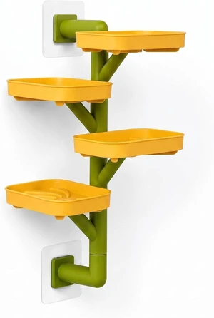 4-Tier Self Draining Bar Soap Holder for Shower 4-Tier Self Draining Bar Soap Holder for Shower