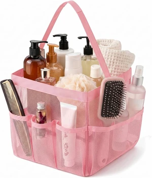 Quick-Dry Bag for Gym Beach Camping Travel Bathroom, Large Capacity 9-Pocket Toiletry Organizer, Portable Mesh Shower Caddy for College Dorms Quick-Dry Bag for Gym Beach Camping Travel Bathroom, Large Capacity 9-Pocket Toiletry Organizer, Portable Mesh Shower Caddy for College Dorms