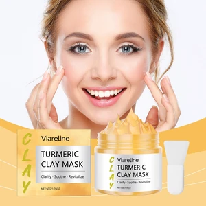Firming & Moisturizing Skin Treatment, Hydrating, Turmeric Radiance Clay Mask - Deep Pore Cleansing Firming & Moisturizing Skin Treatment, Hydrating, Turmeric Radiance Clay Mask - Deep Pore Cleansing