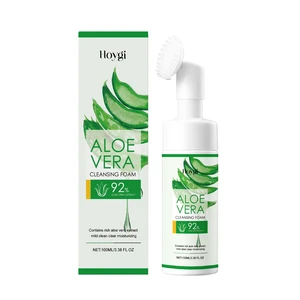 Aloe Vera Face Wash Gentle Deep Cleanser for Pores Hydrating Oil Control Moisturizing Non-Tightening Aloe Vera Face Wash Gentle Deep Cleanser for Pores Hydrating Oil Control Moisturizing Non-Tightening