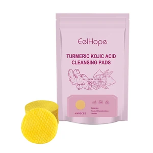 Hydration & Skin Repair, Brightening, Gentle Turmeric Kojic Acid Facial Cleansing Pads for Deep Clean Hydration & Skin Repair, Brightening, Gentle Turmeric Kojic Acid Facial Cleansing Pads for Deep Clean
