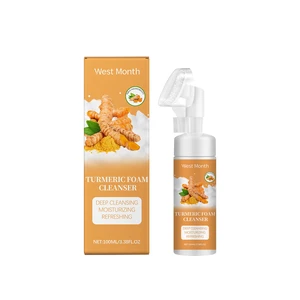 West Month Turmeric Foaming Face Wash - Gentle Deep Pore Cleansing & Hydrating Refreshing Cleanser West Month Turmeric Foaming Face Wash - Gentle Deep Pore Cleansing & Hydrating Refreshing Cleanser