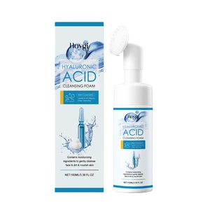 Moisturized & Hydrated Skin, Hyaluronic Acid Facial Cleanser - Gentle Foaming Wash for Soft Moisturized & Hydrated Skin, Hyaluronic Acid Facial Cleanser - Gentle Foaming Wash for Soft