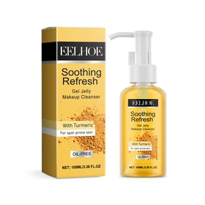 Moisturizing & Refreshing Face Makeup Remover, Turmeric Gentle Cleansing Gel Moisturizing & Refreshing Face Makeup Remover, Turmeric Gentle Cleansing Gel