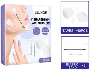 Skin Lifting and Muscle Contraction, Invisible Facial Tightening Patch for Chin & V-Line Shaping Skin Lifting and Muscle Contraction, Invisible Facial Tightening Patch for Chin & V-Line Shaping