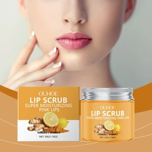 Clean Lips & Lip Care, Turmeric Lip Scrub - Hydrating Exfoliator for Soft Clean Lips & Lip Care, Turmeric Lip Scrub - Hydrating Exfoliator for Soft