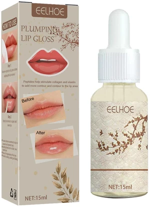 Moisturizing Lip Oil for Plumping and Hydration with Defined Lip Pattern Moisturizing Lip Oil for Plumping and Hydration with Defined Lip Pattern
