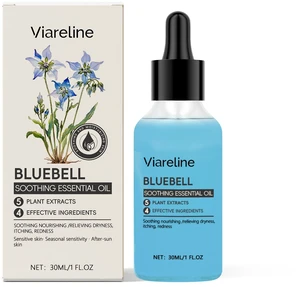 Blue Bell Calming Facial Oil Hydrating Nourishing Skin Care Essence Blue Bell Calming Facial Oil Hydrating Nourishing Skin Care Essence