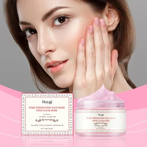 Pink Rose Clay Facial Mask Gentle Deep Cleansing Hydrating Moisturizing Skin Softening Rejuvenation Treatment Pink Rose Clay Facial Mask Gentle Deep Cleansing Hydrating Moisturizing Skin Softening Rejuvenation Treatment